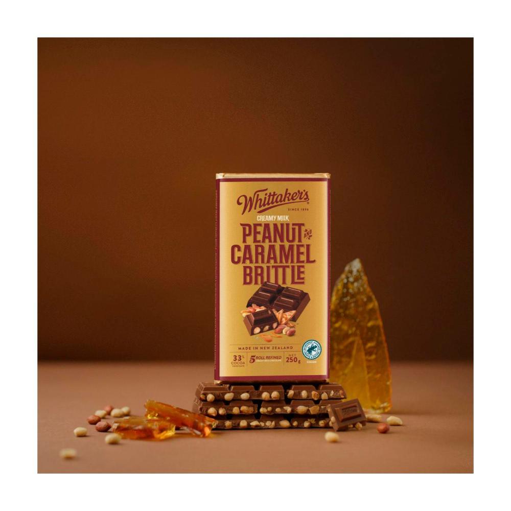Whittaker's Peanut Caramel Brittle Chocolate Block - 250g
