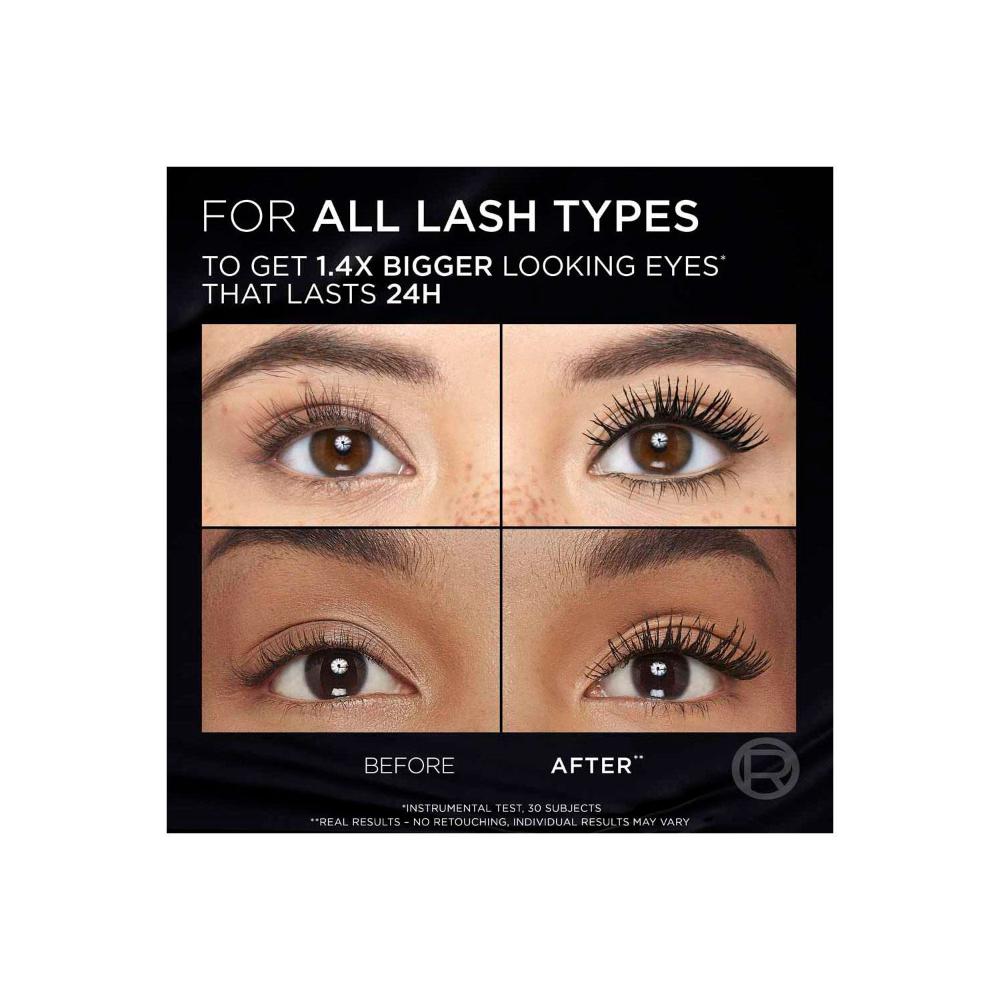 L'Oreal Paris Panorama All Night Black Mascara - 9.9mL