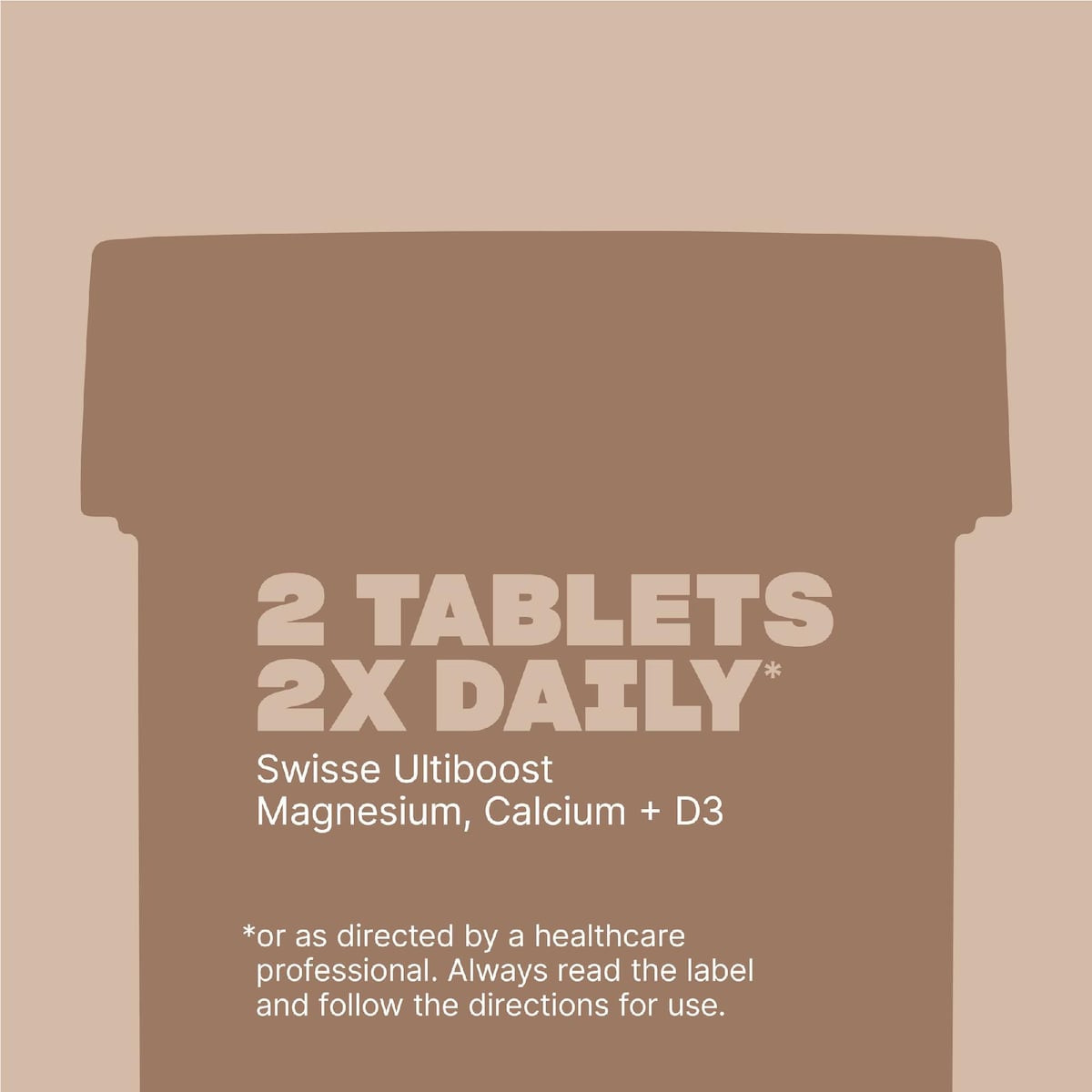 Swisse Ultiboost Magnesium Calcium + D3 Tablets 180 Pack