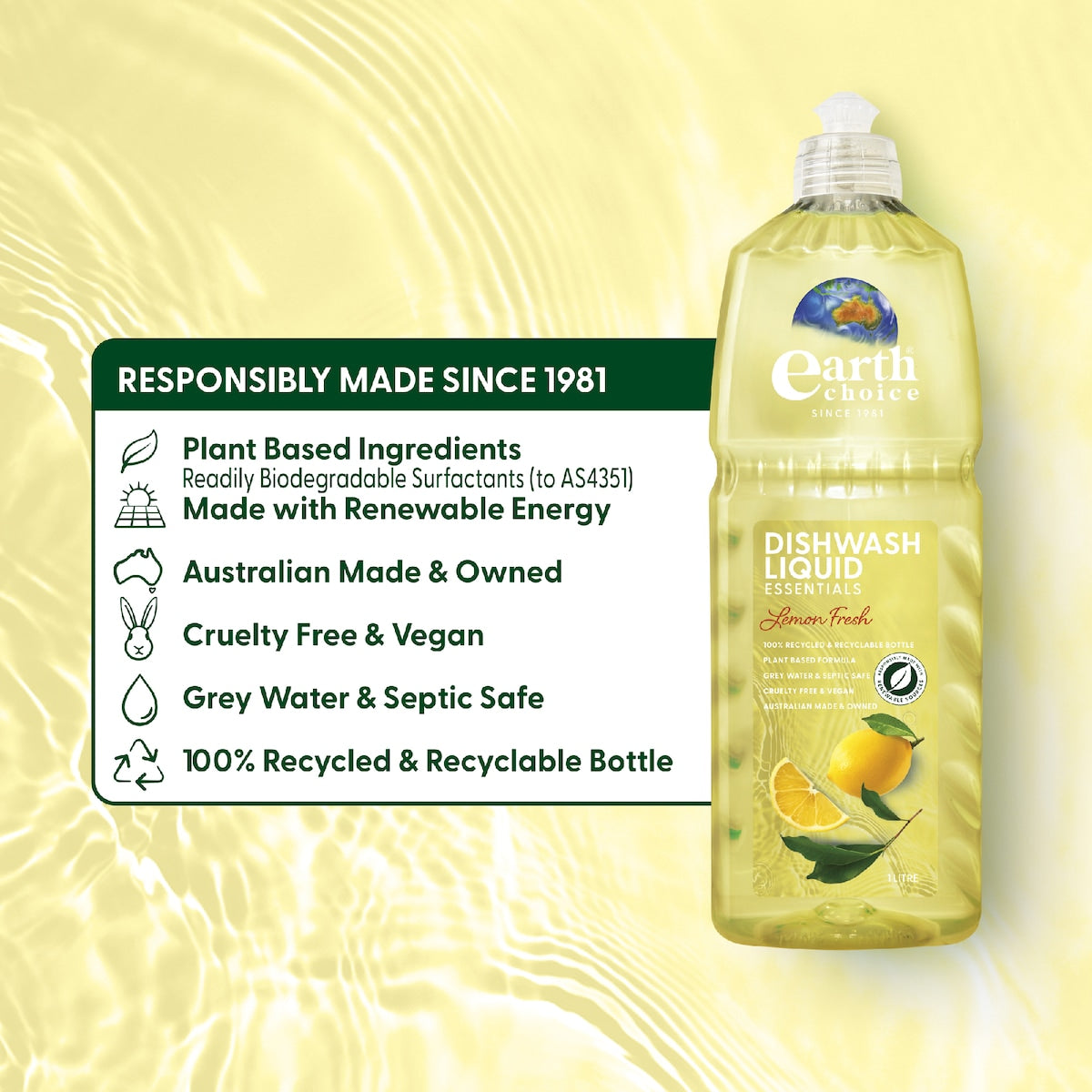 Earth Choice Dishwashing Liquid 1l