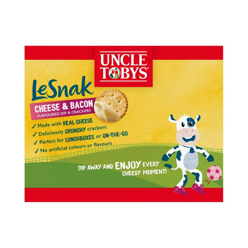 Uncle Tobys Le Snak Cheese & Bacon - 132g