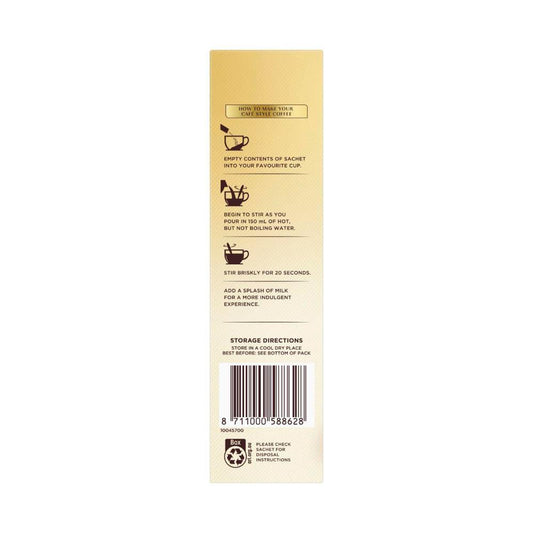 Moccona 99% Sugar Free Cappuccino Coffee Sachets - 10 Pack