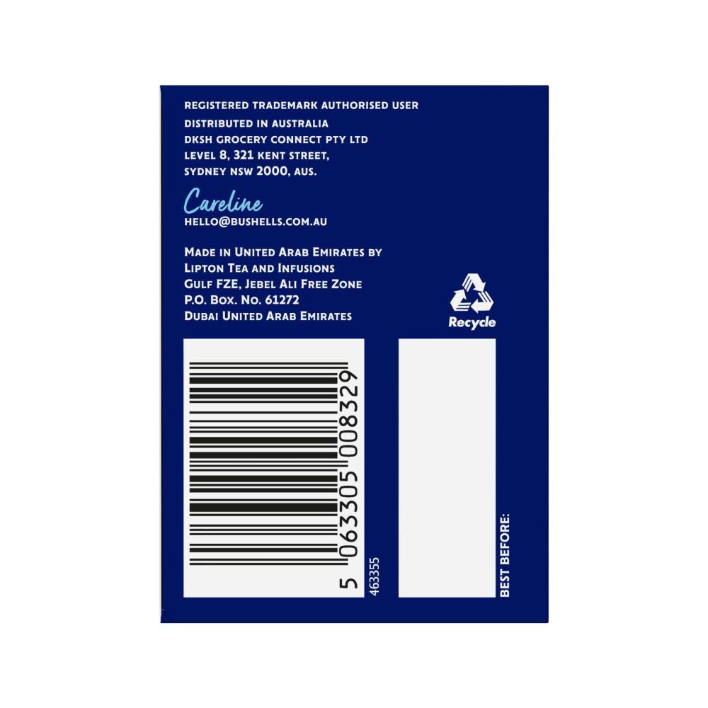 Bushells Blue Label Tea Bags - 50 Pack