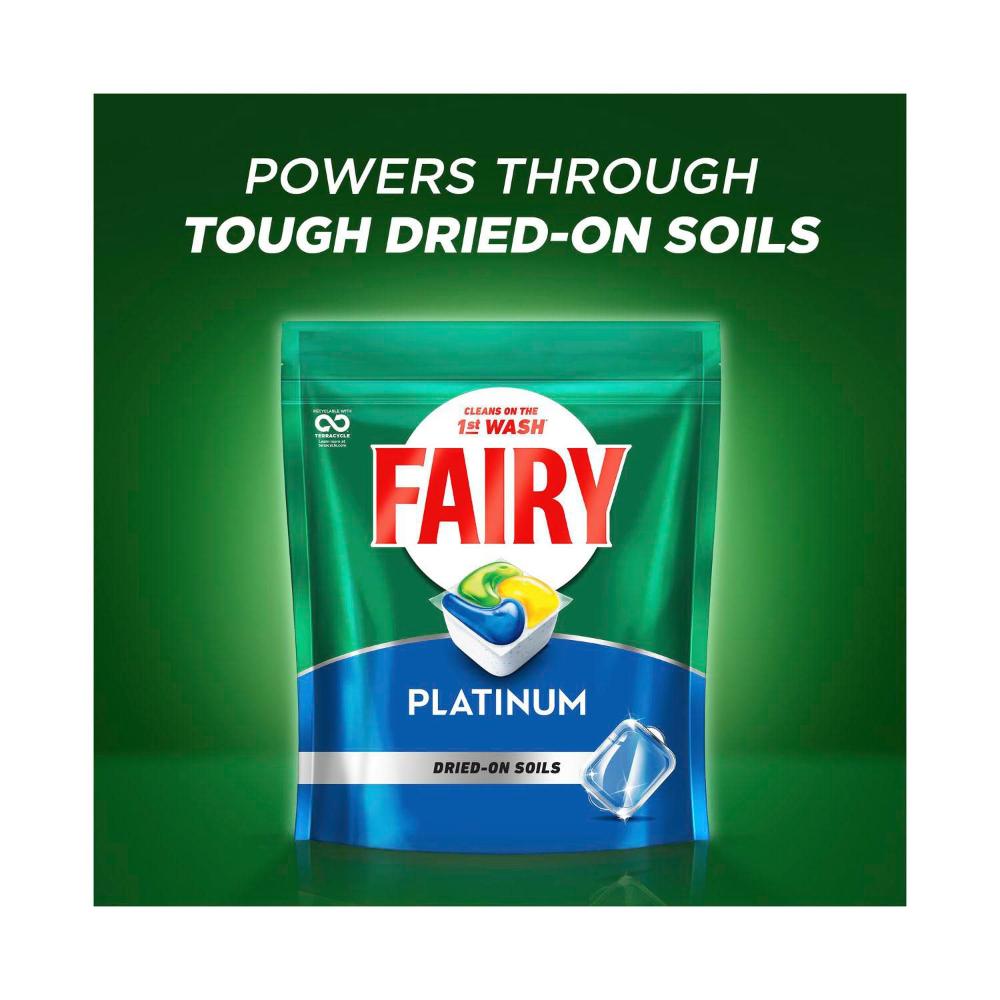 Fairy Platinum Lemon Dishwashing Tablets - 75 Pack