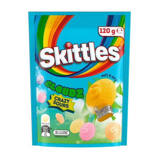 Skittles Sours oudz Chewy Lollies - 120g
