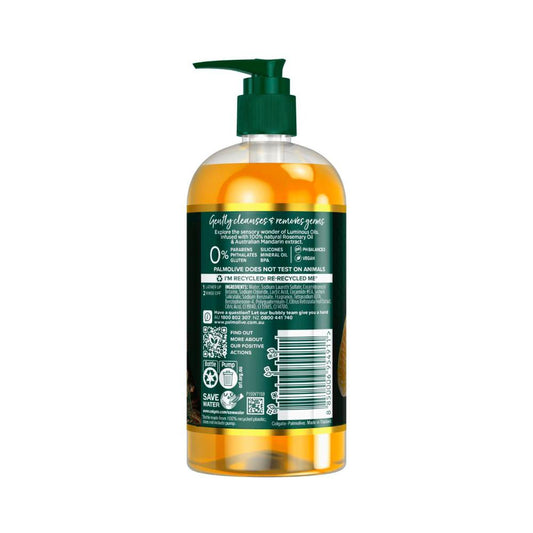 Palmolive Luminous Oils Hand Eash Mandarin & Rosemary Pump - 500mL