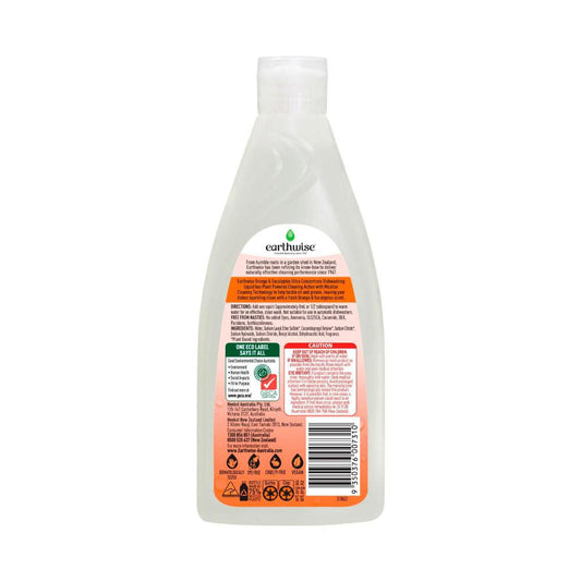Earthwise Dishwashing Liquid Orange Eucalyptus - 500 mL