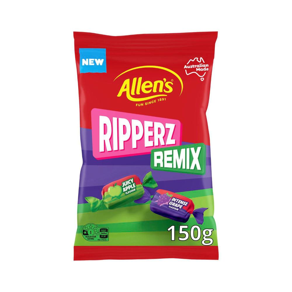 Allen's Red Ripperz Confectionery Remix - 150g