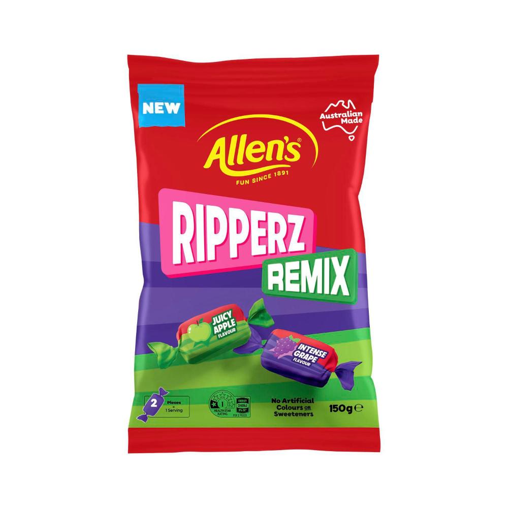 Allen's Red Ripperz Confectionery Remix - 150g