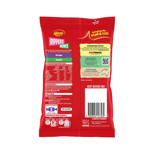Allen's Red Ripperz Confectionery Remix - 150g
