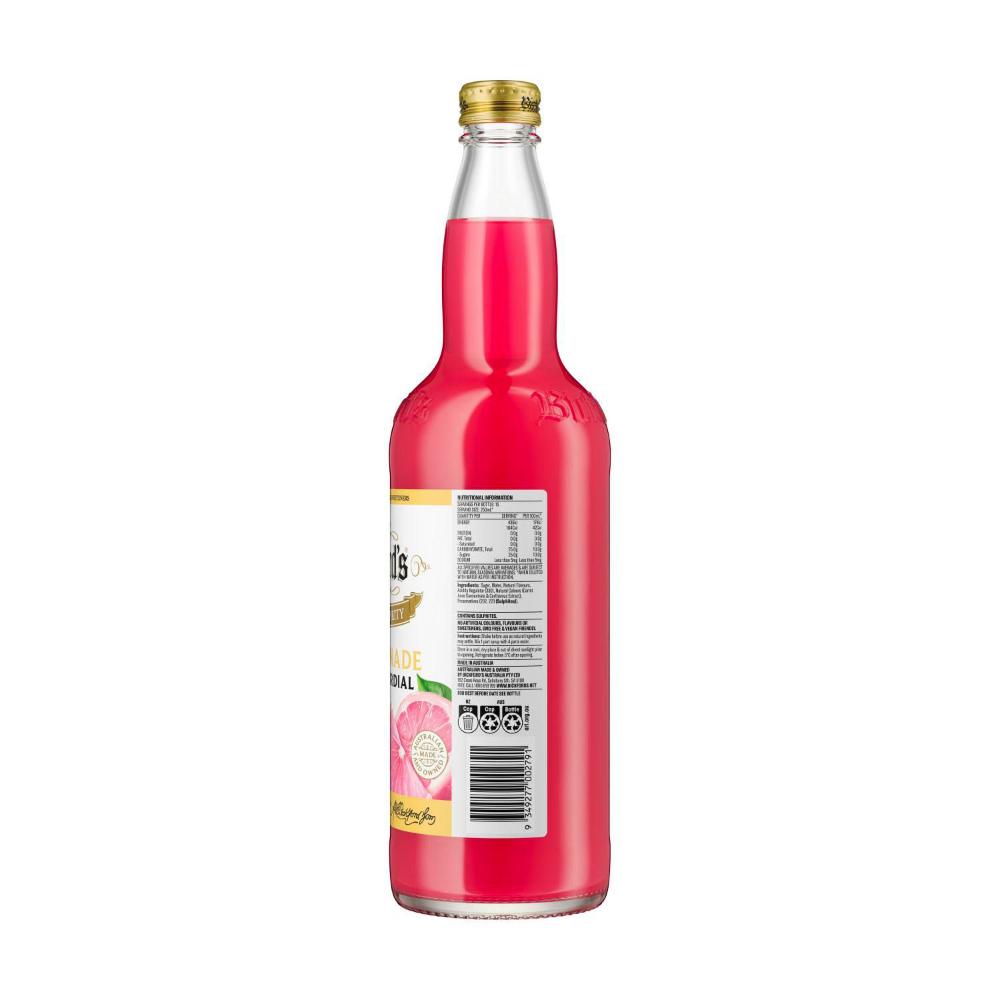 Bickford's Cordial Pink Lemonade - 750mL