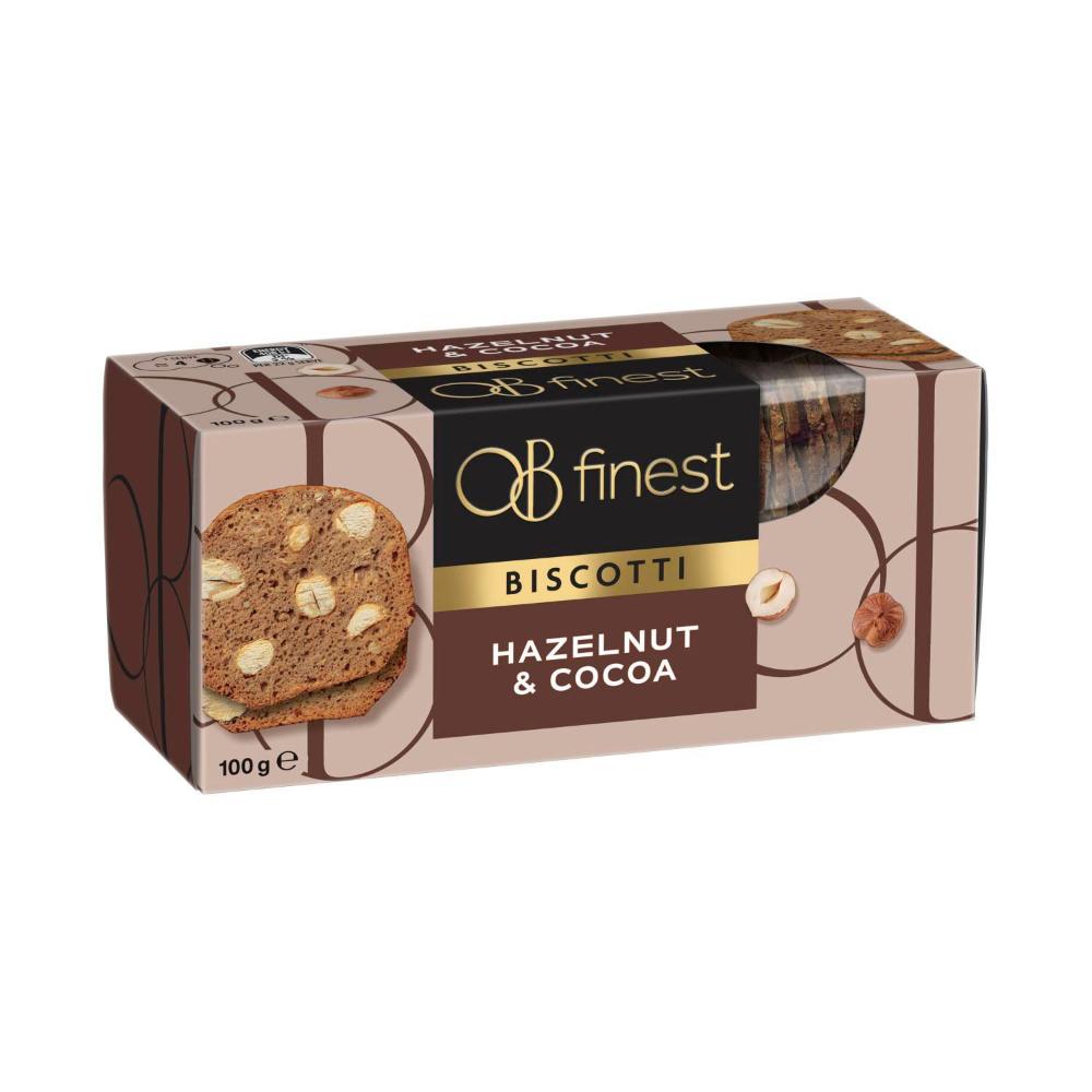 Ob Finest Hazelnut & Cocoa Biscuit - 100g