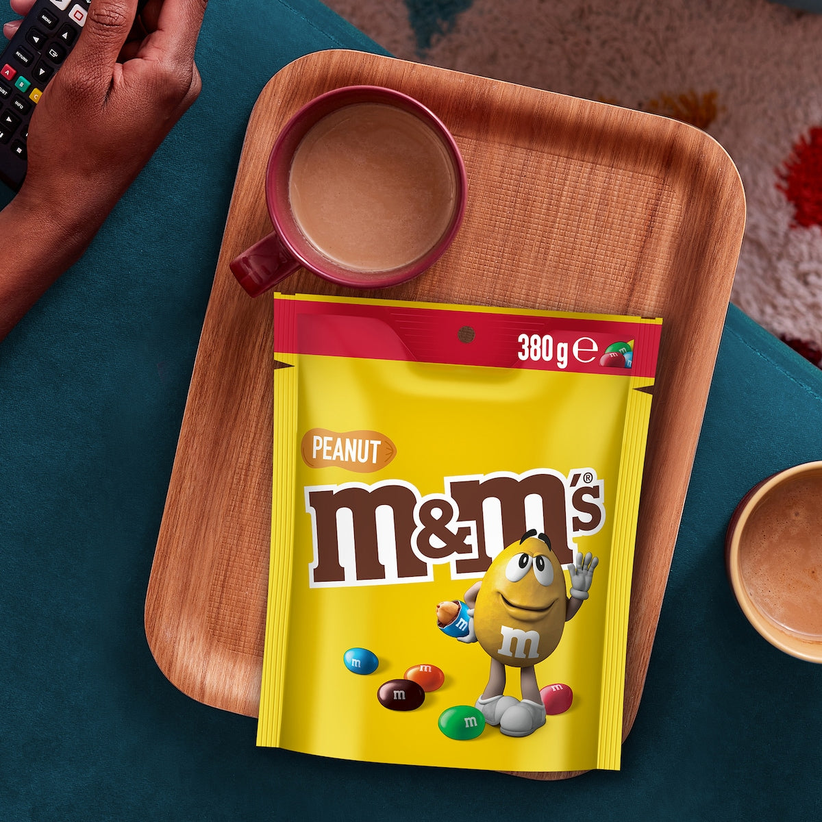 M&ms Peanut Milk Chocolate Snack & Share Bag 380g