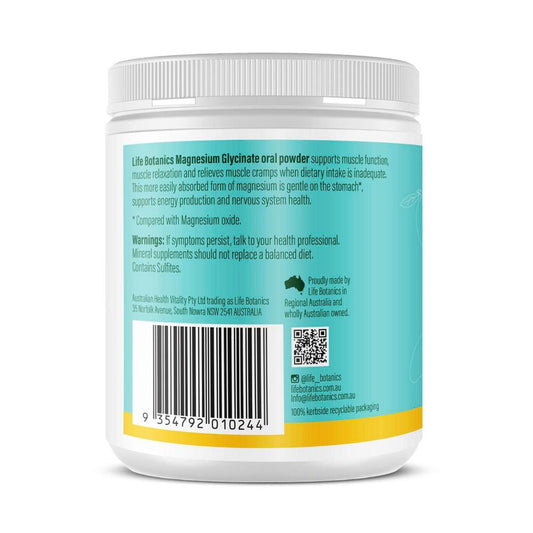Life Botanics Powder Magnesium Glycinate - 150g