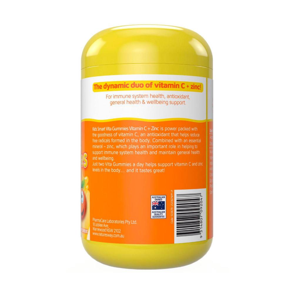 Nature's Way Kids Gummies Vitamin C + Zinc - 170 Pack