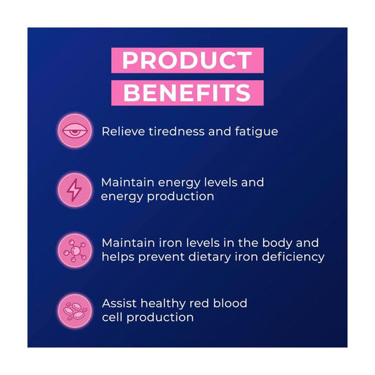 Ostelin Iron & B Energy - 30 Pack