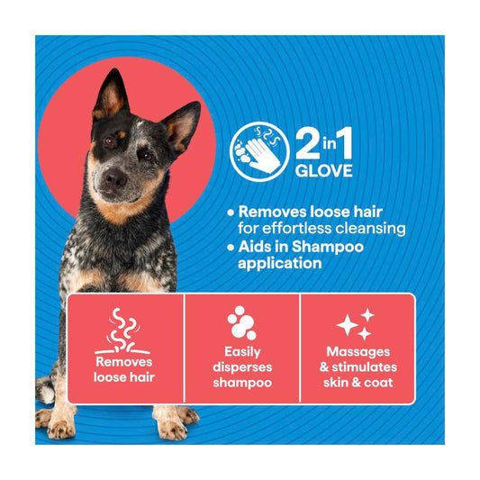 Totalcare Shampoo & Grooming Glove - 1 Pack