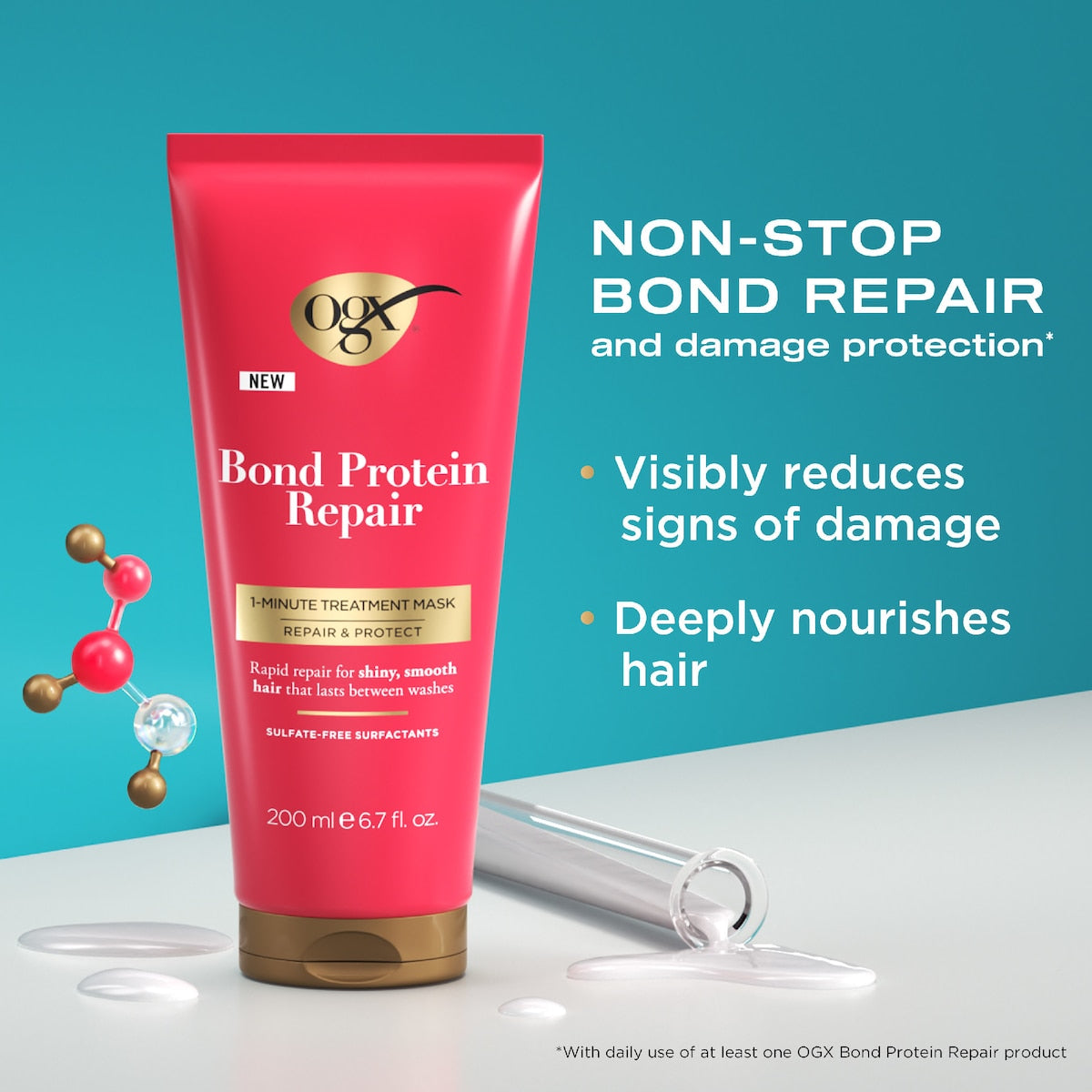 Ogx Bond Protein Repair 1 Minute Treatment Mask 200ml