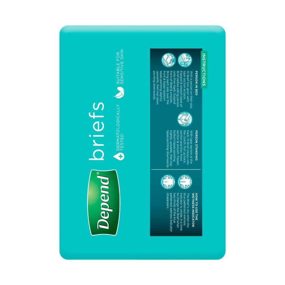 Depend Brief Super Plus XL - 15 Pack