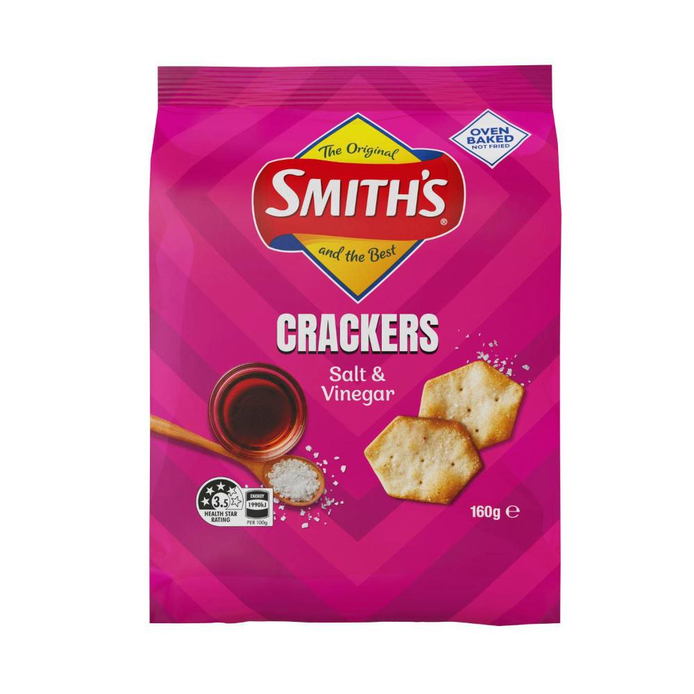 Smith's Crackers Salt & Vinegar - 160g