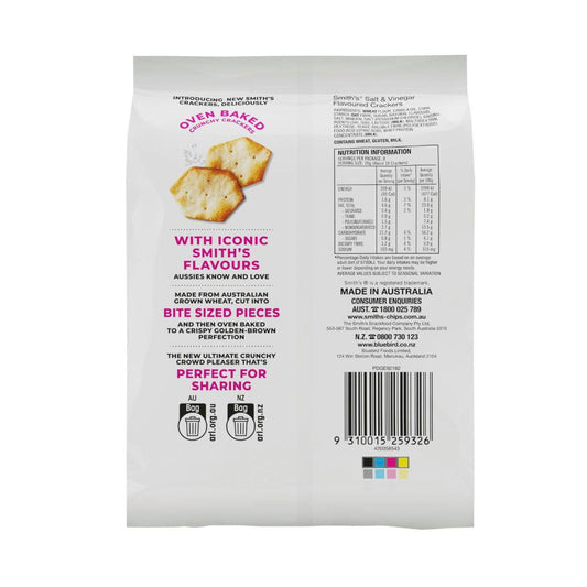 Smith's Crackers Salt & Vinegar - 160g