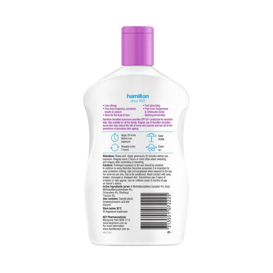 Hamilton Sensitive Sunscreen SPF 50+ - 265mL