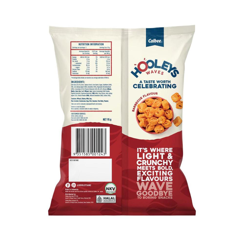 Hooleys Waves Barbeque - 95g