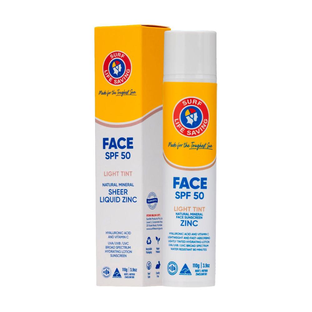 Surf life Natural Mineral Face Light Tint Saving SPF 50+ - 110g