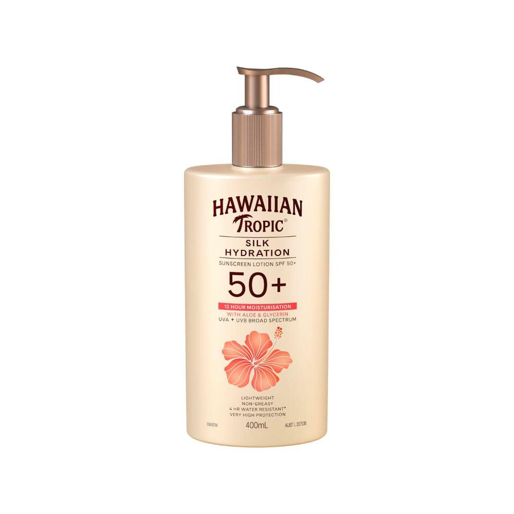 Hawaiian Tropic Silk Hydration Sunscreen Lotion SPF 50+ - 400mL