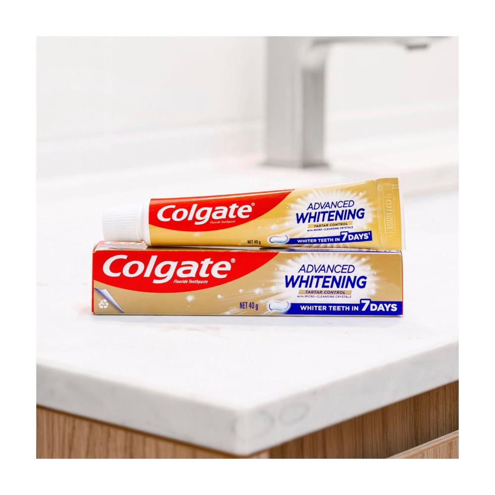 Colgate Toothpaste Advanced Whitening & Tartar - 40g