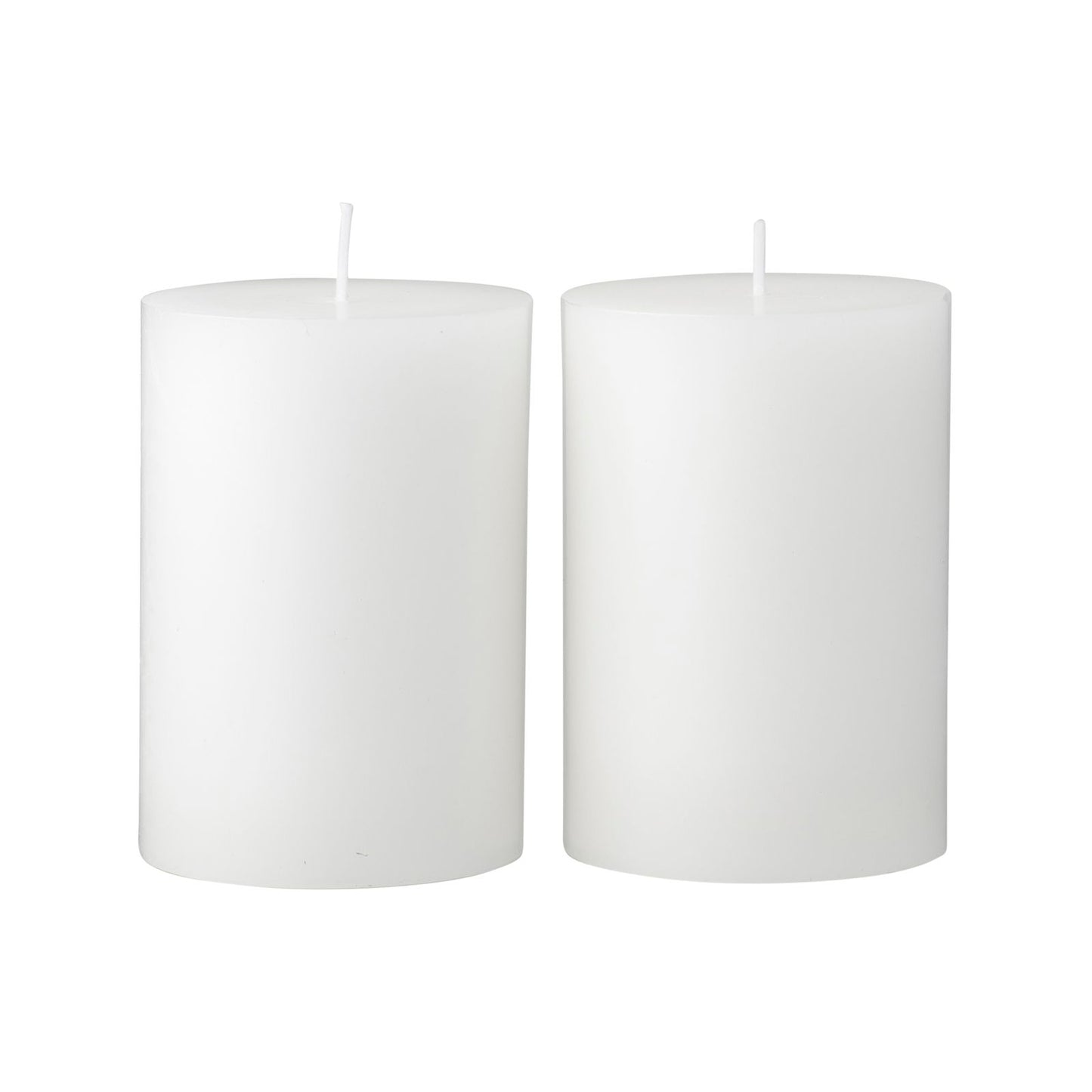 Citronella White Pillar Candle - 10cm - 2 Pack