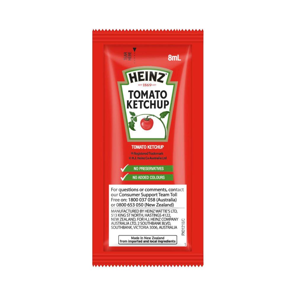 Heinz Tomato Ketchup Sauce 8ml Portion - 300 Pack