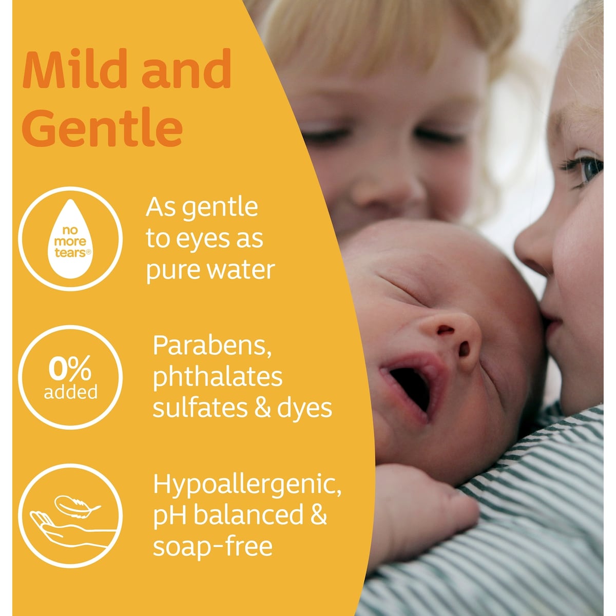 Johnsons Hypoallergenic Gentle Tear Free Cleansing Baby Shampoo 500ml