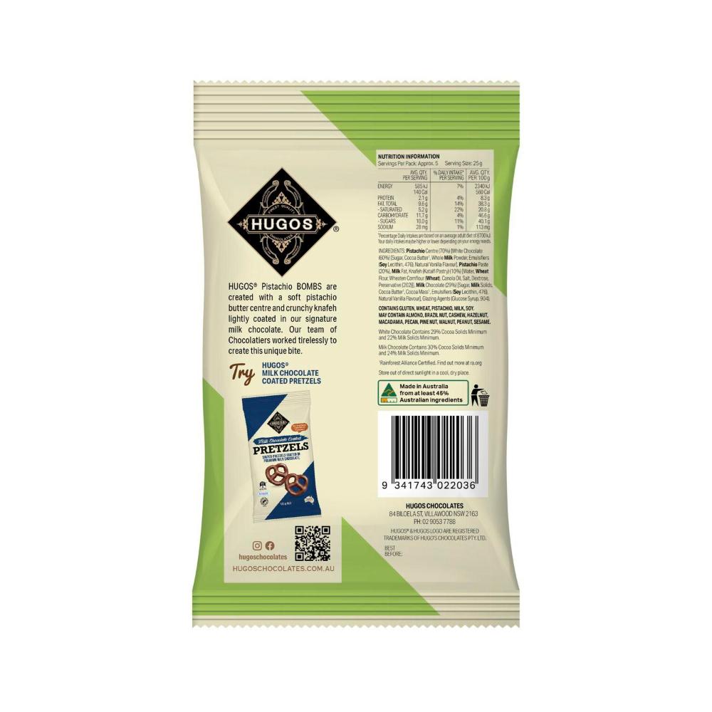Hugos Pistachio Bombs - 130g