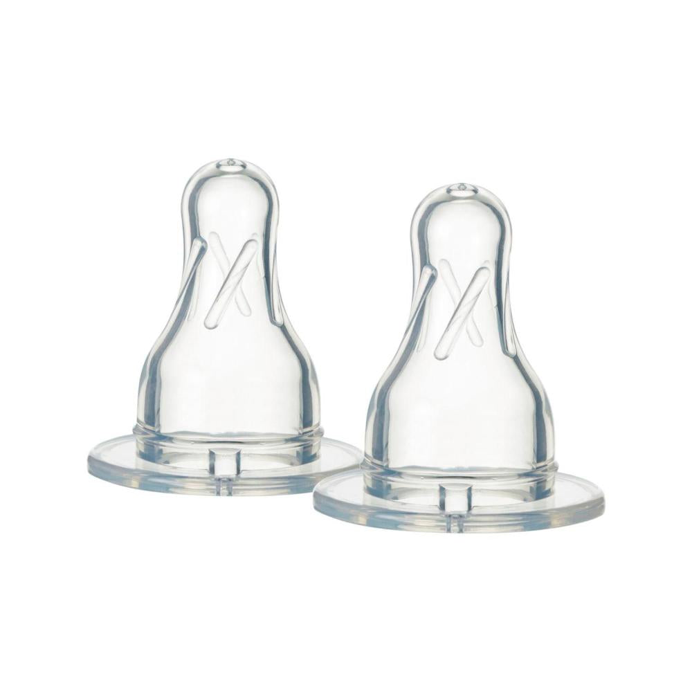 Tommee Tippee Narrow Neck Medium Flow Teat 3m+ - 2 Pack