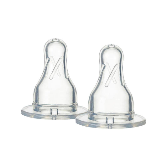Tommee Tippee Narrow Neck Medium Flow Teat 3m+ - 2 Pack