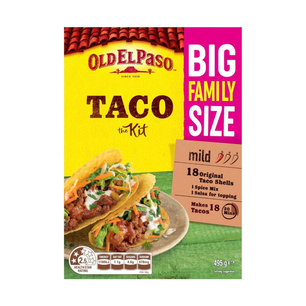 Old El Paso Family Taco Kit - 495g