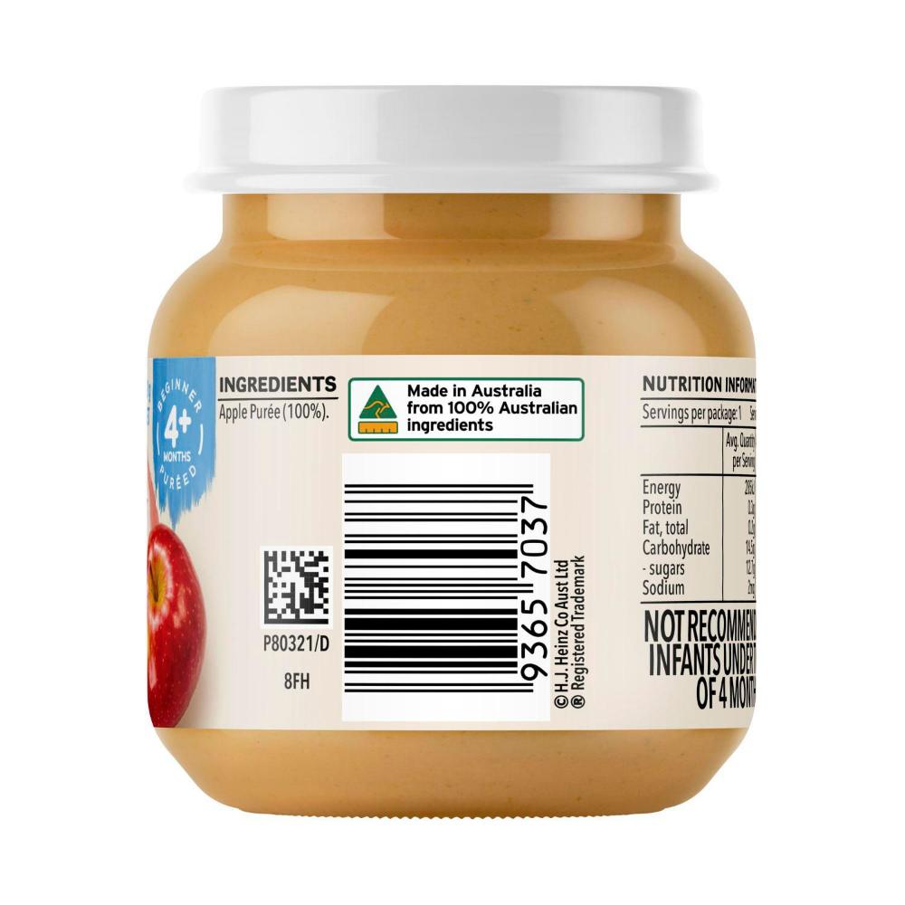 Heinz Apple Puree Baby Food Jar 4+ Months - 110g