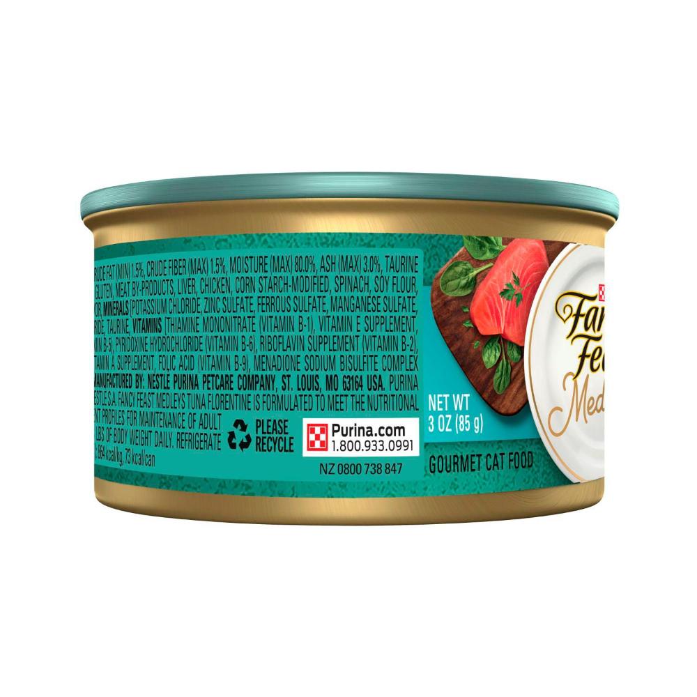 Fancy Feast Medleys Cat Food Tuna Florentine - 85g