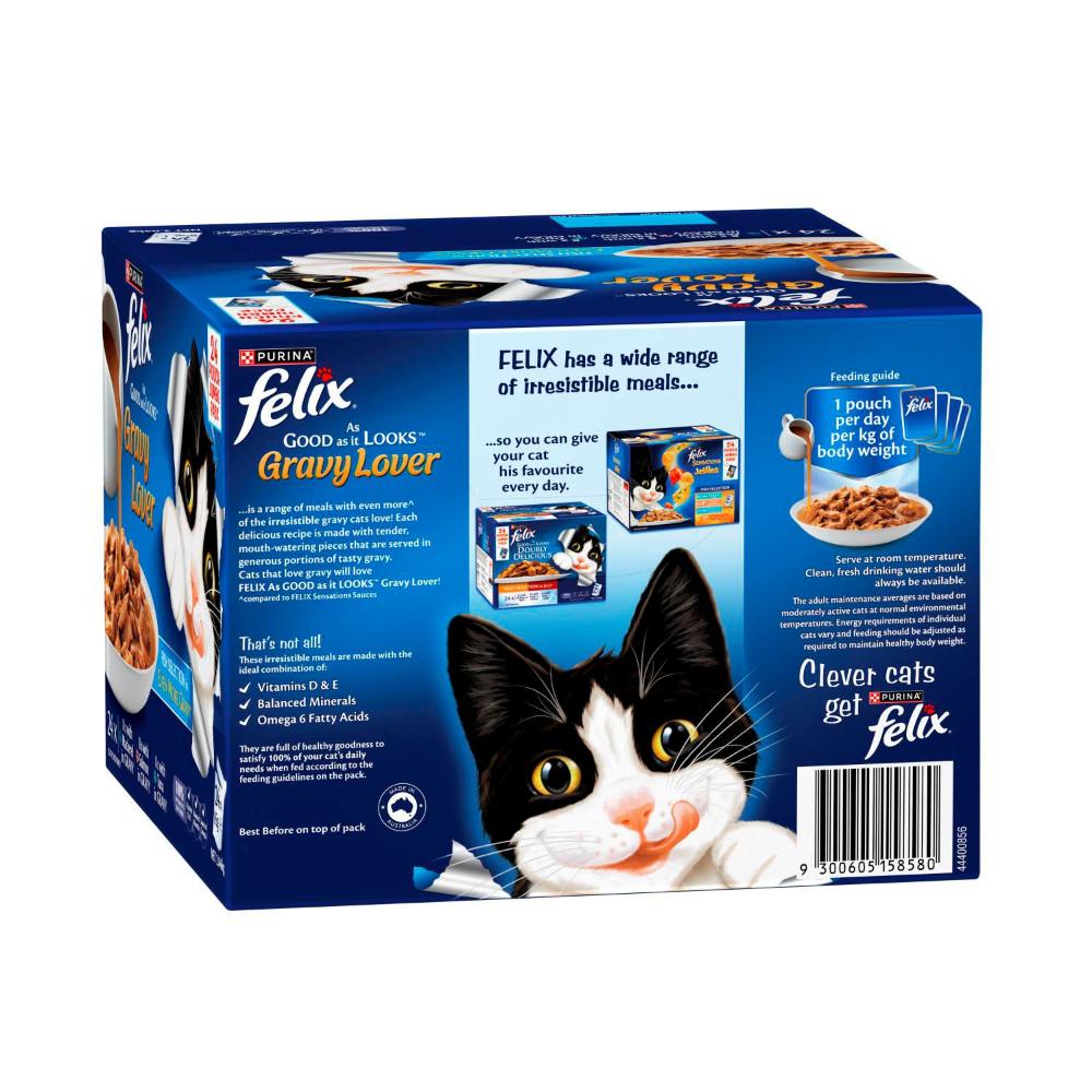 Felix As Good As It Looks Gravy Lover Fish Selection 24x85g