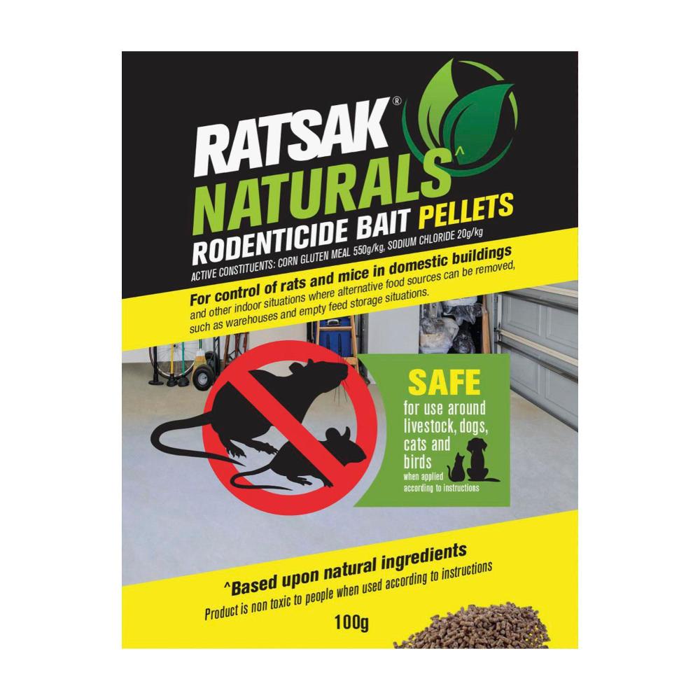 Ratsak Naturals Rodenticide Bait Pellets - 100g