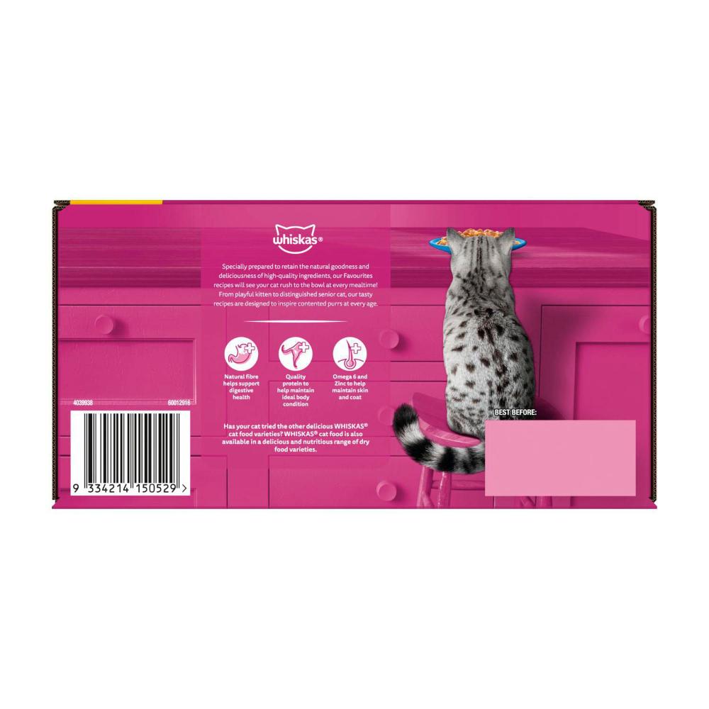 Whiskas Favourites Tuna Selections Cat Food 36x85g | 36 Pack