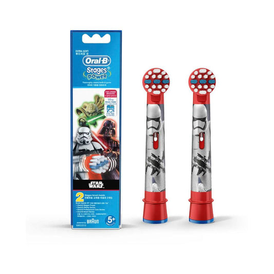 Oral B Kids Spiderman Frozen Electric Toothbrush Replacement Head - 2 Pack