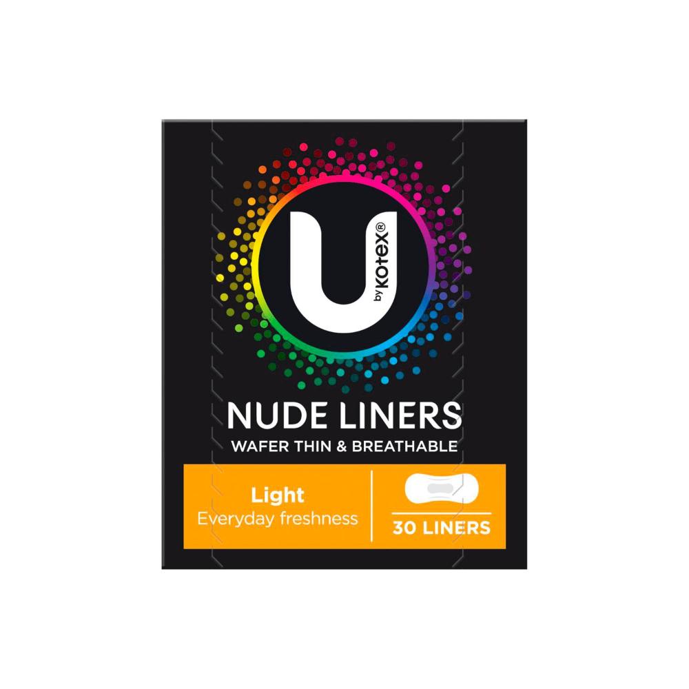 U by Kotex Nude Liners - 30 pack