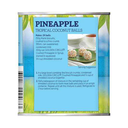 Golden Cire Australian Pineapple Crushed In Syrup - 450g