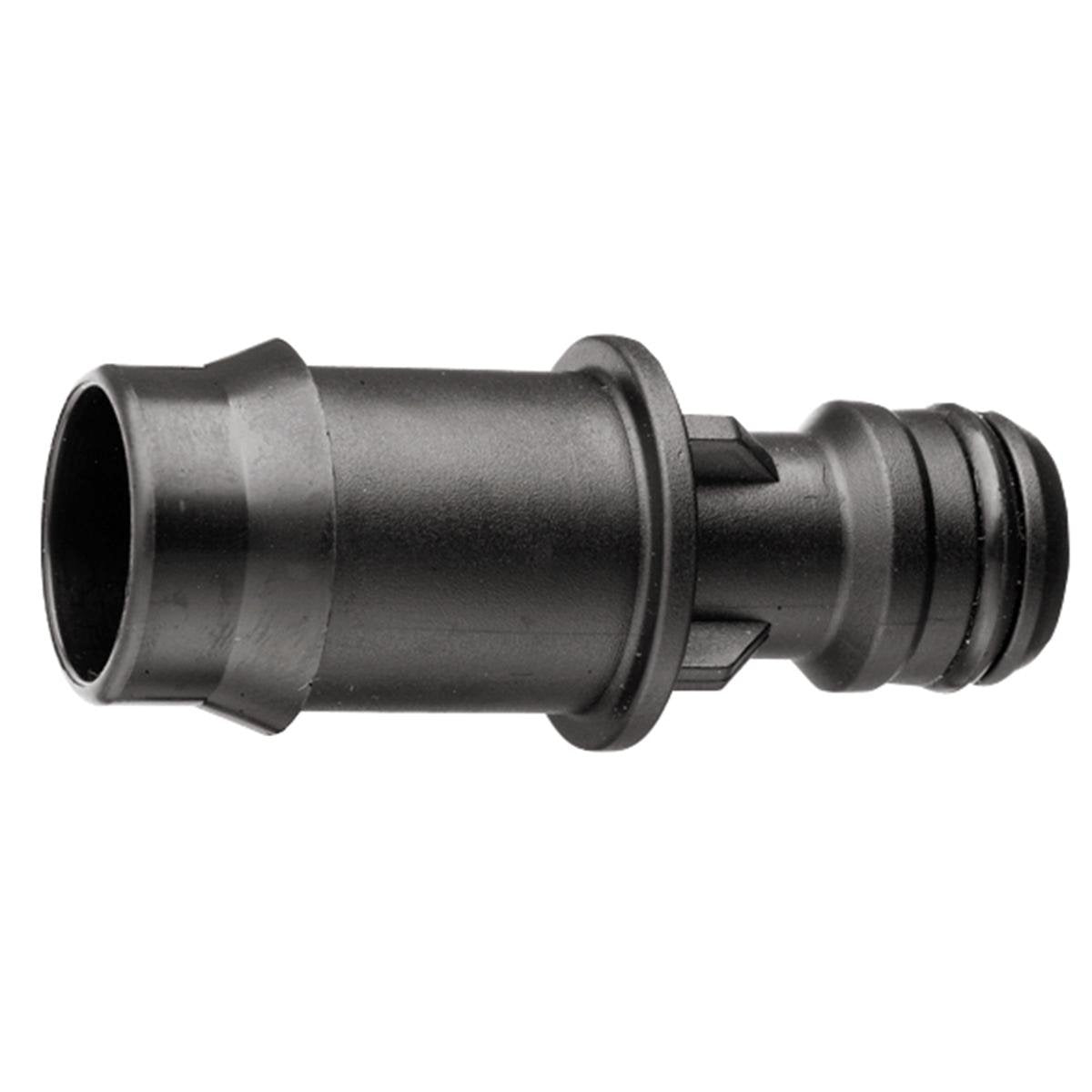 Pope 19mm Barb to Snap-On Hose Connector Polypropylene Durable Black