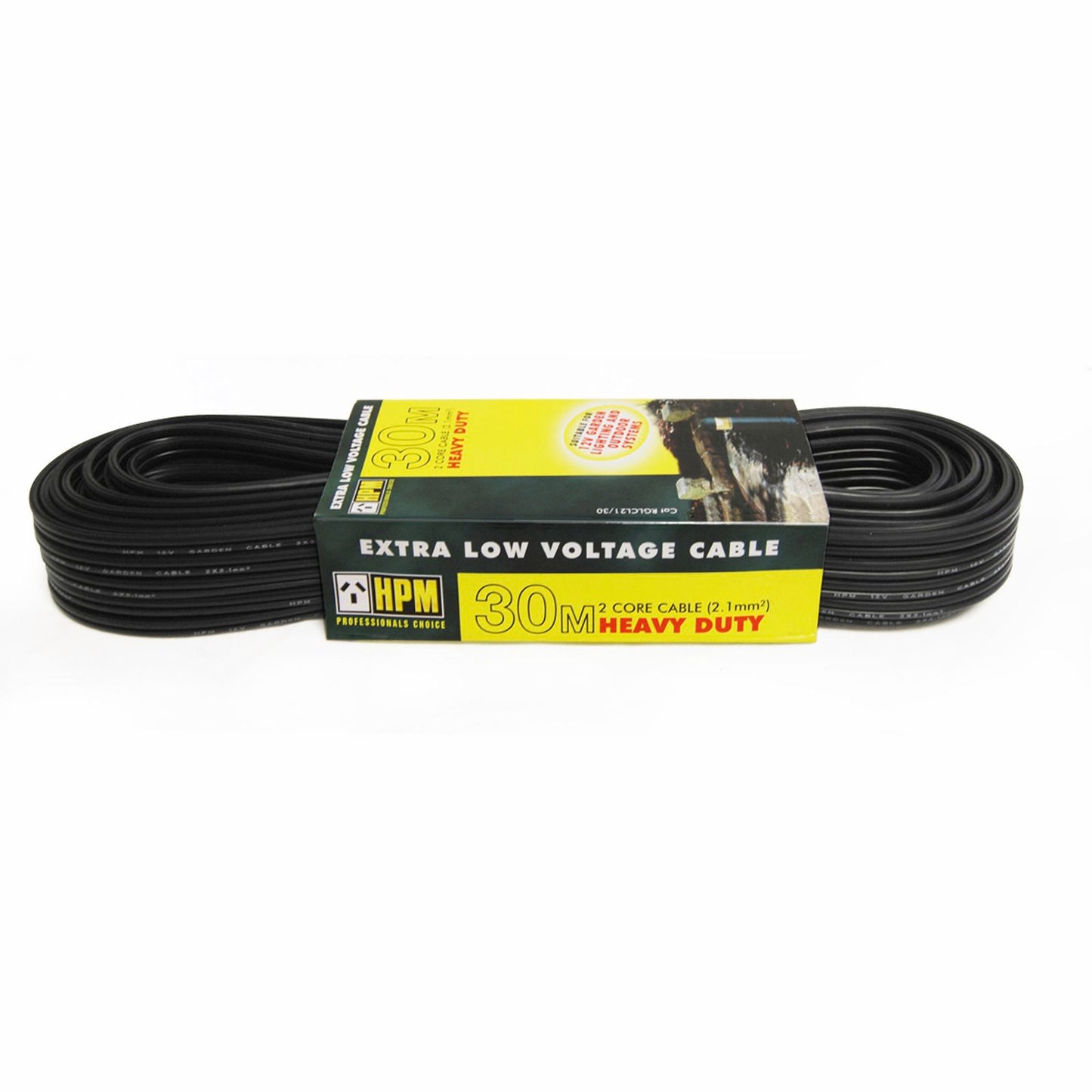 HPM Garden Lighting Cable - 30m - 2.1mm²