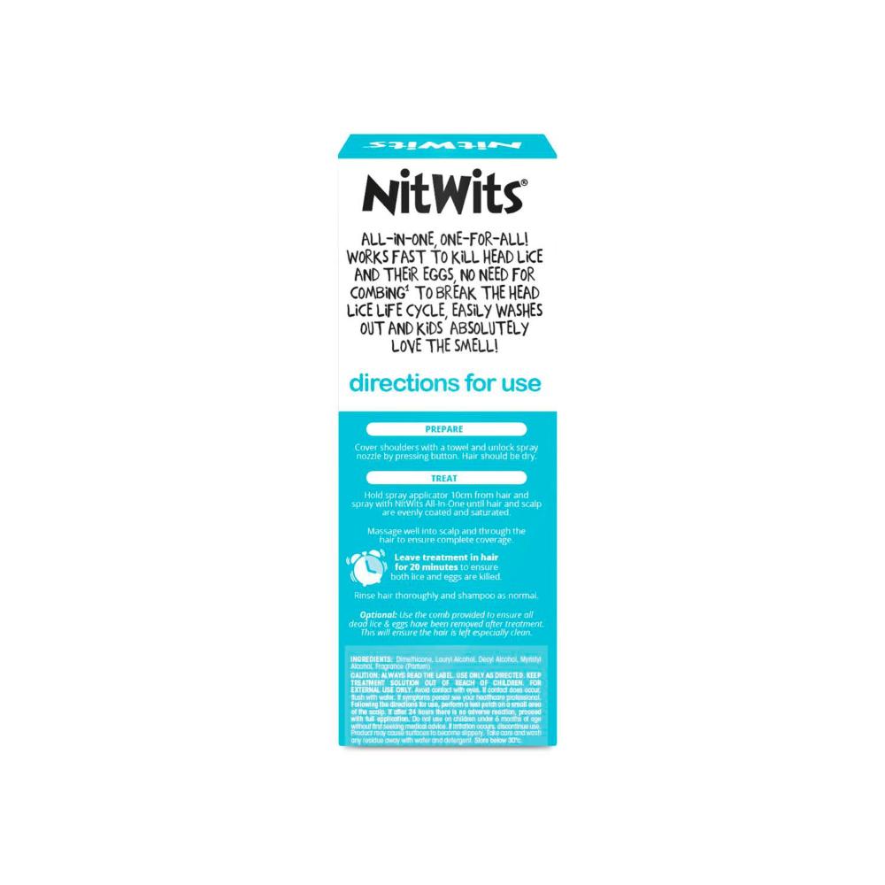Nitwits Headlice All In One Treatment Spray - 120mL