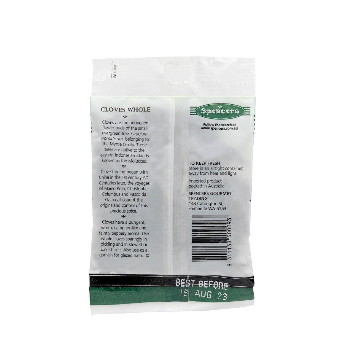 Spencers Cloves Whole Spice 30g