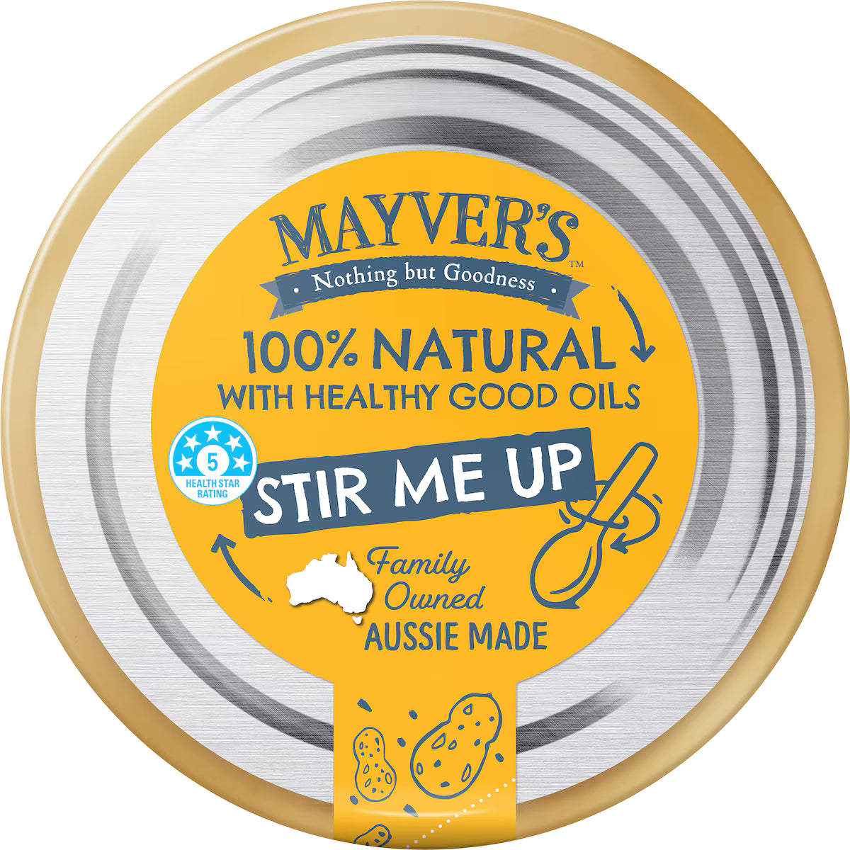 Mayver's Smooth Peanut Butter | 750g